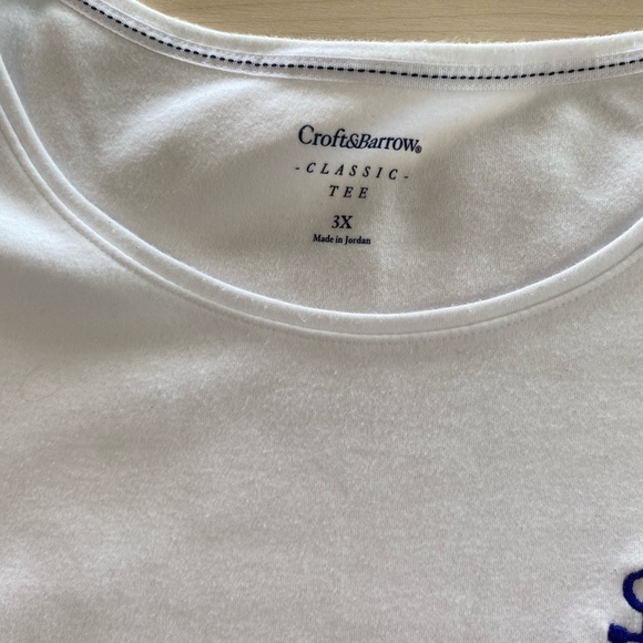 Croft & Barrow Classic Tee size 3X (DQ) - Picture 5 of 10